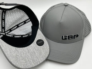GSP Icon Lifestyle 5 Panel Snapback Hat - Grey - Offcenter logo