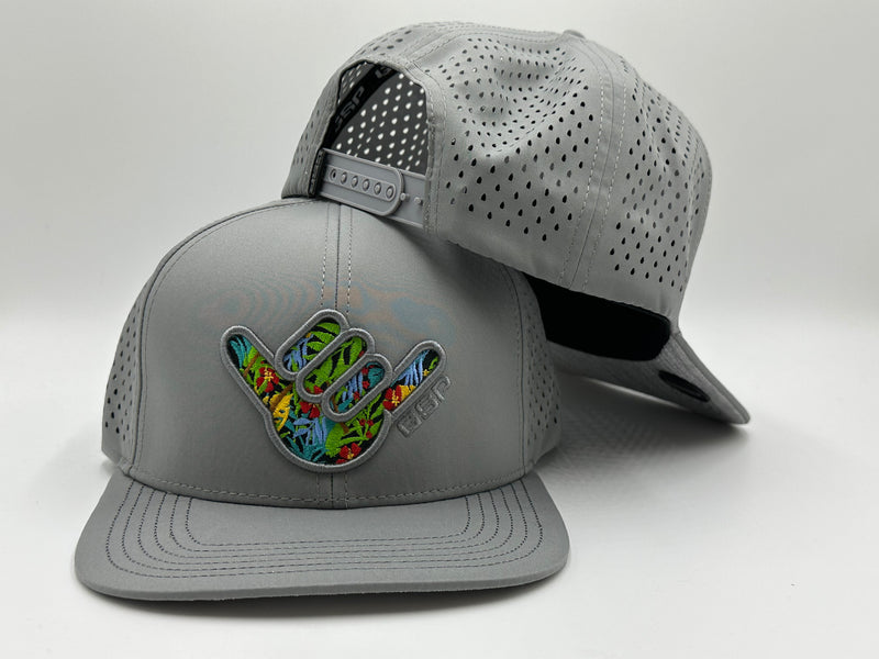 GSP Icon Lifestyle Snapback Hat - Grey Shaka
