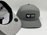 GSP Icon Lifestyle 6 Panel Flatbill Snapback Hat - Grey Batters Box