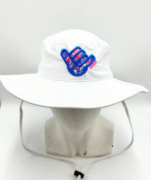 GS Sports Shaka Bucket Hats - White