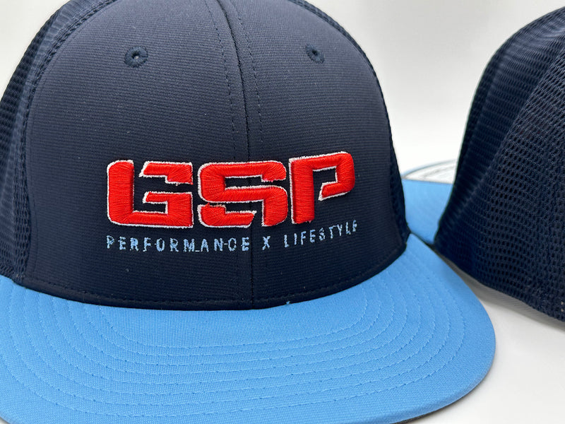 GSP PXL PTS20M Hat - Navy / Columbia Blue with Red and Columbia Blue