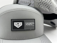 GSP Icon Lifestyle 6 Panel Flatbill Snapback Hat - Grey Batters Box