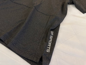 GSP SS 1/4 Zip Performance Pullover v2 - Heather Black