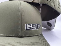 GSP Icon Lifestyle Snapback Hat - Drab Green - Offcenter logo