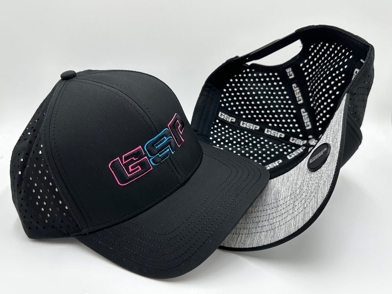GSP Icon Lifestyle Snapback Hat - Black with South Beach Logo