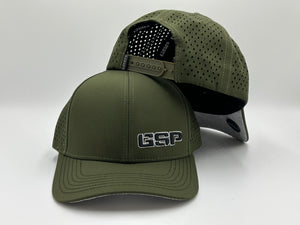 GSP Icon Lifestyle Snapback Hat - Drab Green - Offcenter logo