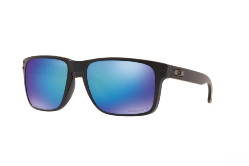 Oakley Holbrook Matte Black with Prizm Sapphire Polarized OO9102 9102G7