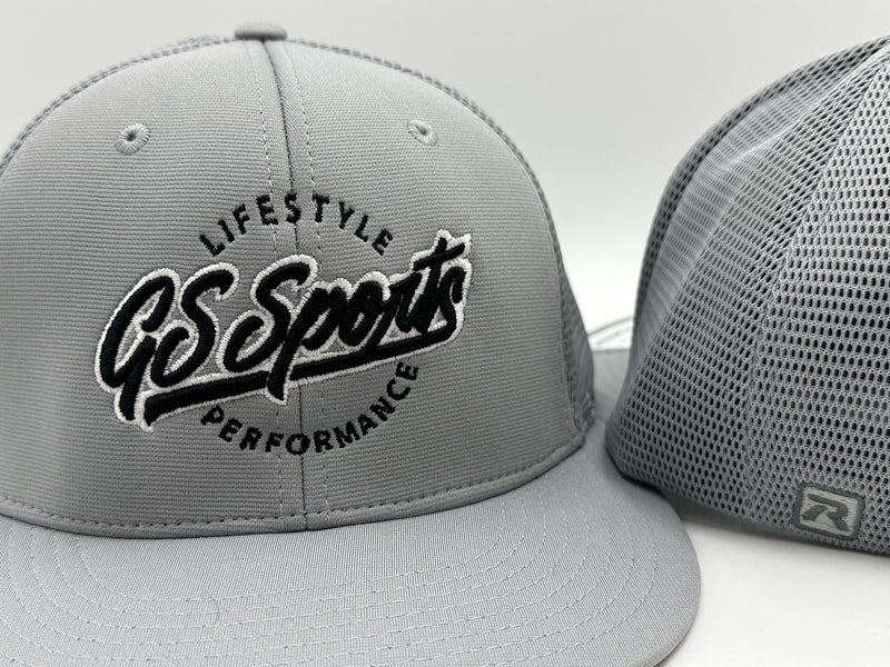 GS Sports Lifestyle Logo PTS20M Hat - Grey with Black White
