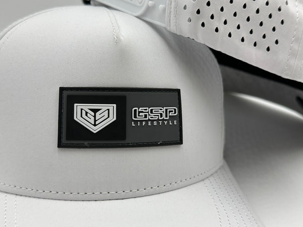 GSP Icon Modern Snapback Hat - White Batters Box – GS Sports