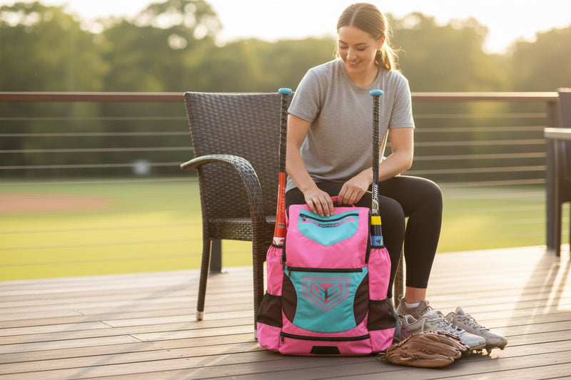 GS Sports Apex Backpack - Pink / Teal