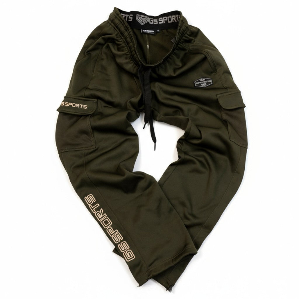 GS Sports Fleece Cargo Pants V7 - Army