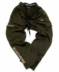 GS Sports Fleece Cargo Pants V7 - Army
