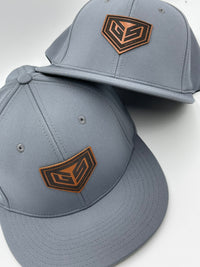 GS Sports Tan Crest Leather Patch PTS20 Hat - Grey