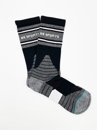 GS Sports Crew Socks - Charcoal Heather