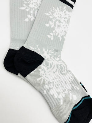 GS Sports Crew Socks - Floral