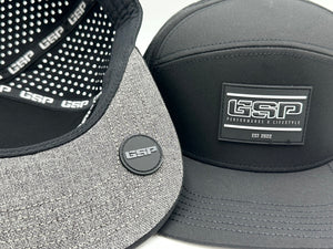 GSP Icon Lifestyle 6 Panel Snapback Hat - Black BOLD GSP