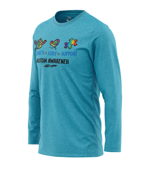 GSP Kindness Love Support Autism Awareness Long Sleeve Tee