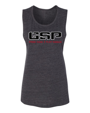 GSP Work Hard Play Harder Womens Muscle Tank - GSP