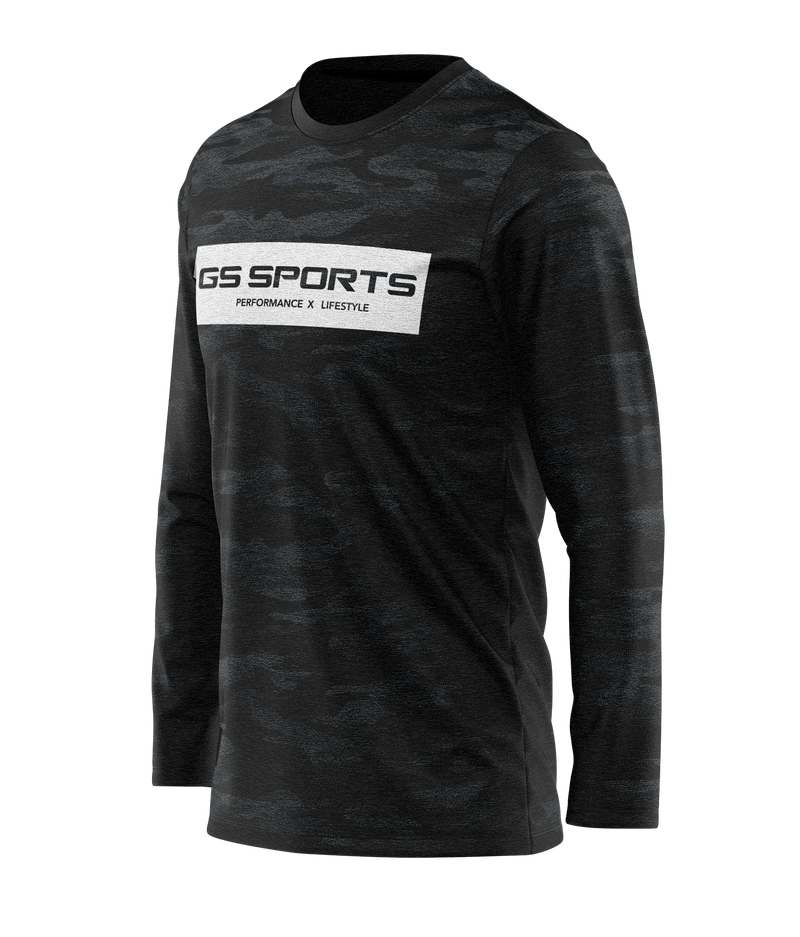 GS Sports Cutout Long Sleeve Tee