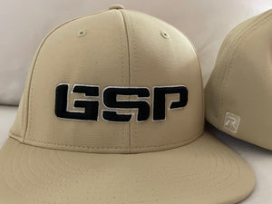 GSP PTS20 Flexfit Hat - Vegas Gold with Black logo