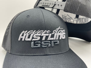 GSP Never Stop Hustling 112 Snapback Hat - Black