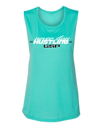 GSP Work Hard Play Harder Womens Muscle Tank - Never Stop Hustling