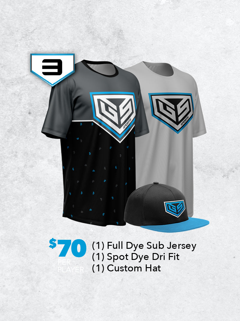 Custom Team Uniform Package 3 - $70 per player – GS Sports