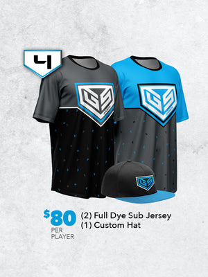 Custom Team Uniform Package 4 - $80 per player