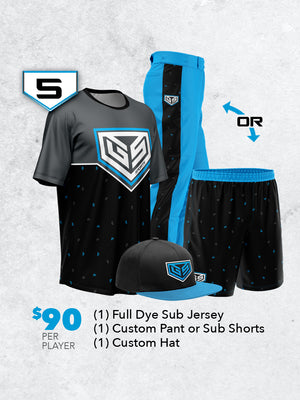 Custom Team Uniform Package 5 - $90 per player