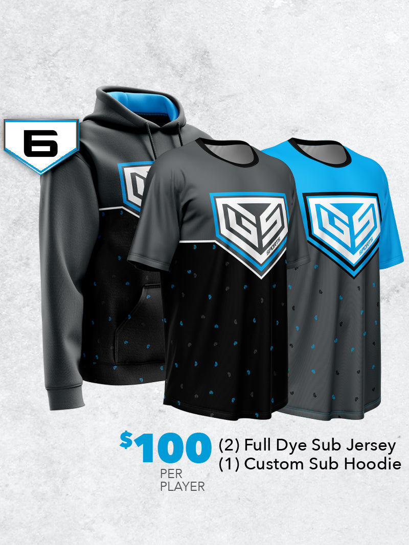 Custom Team Uniform Package 6 - $100 per player