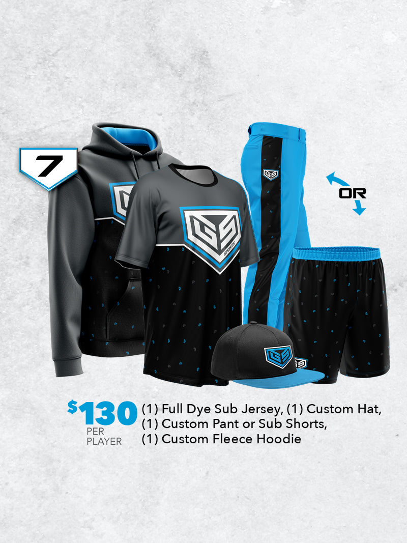Custom Team Uniform Package 7 - $130 per player