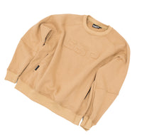 GSP Icon Ultra Fleece Crewneck Sweater - Almond Tan