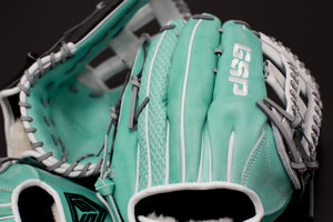 GS Sports Pro Series 13" 13.5" 14" Laced H Web Ball Glove - Mint / White