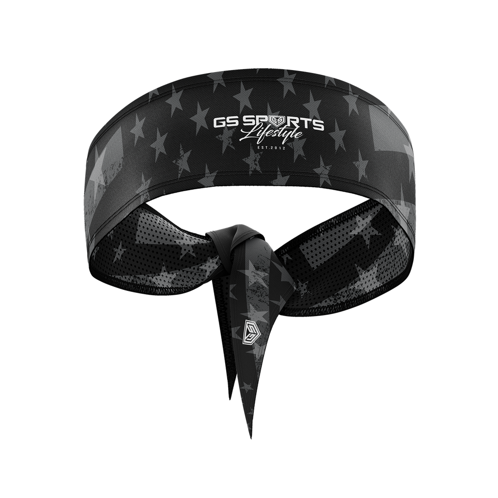 GS Sports Tied Headband - Blackout America