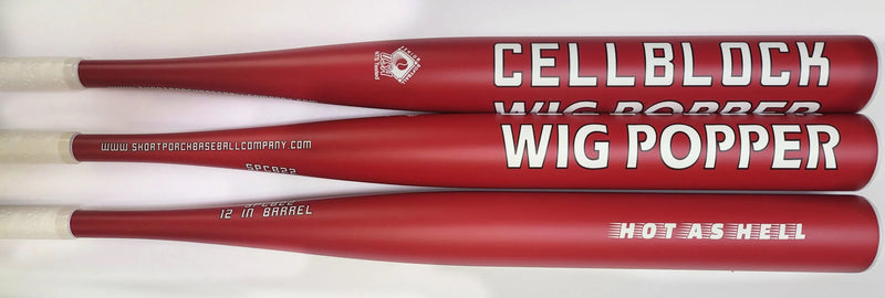 2023 Shortporch Cellblock Wig Popper 12" Endloaded 1PC Senior Softball Bat