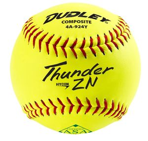 Dudley 11" Womens Thunder ZN Hycon ASA 52/300 Slowpitch Softball 12 Inch  4A924Y (dozen)