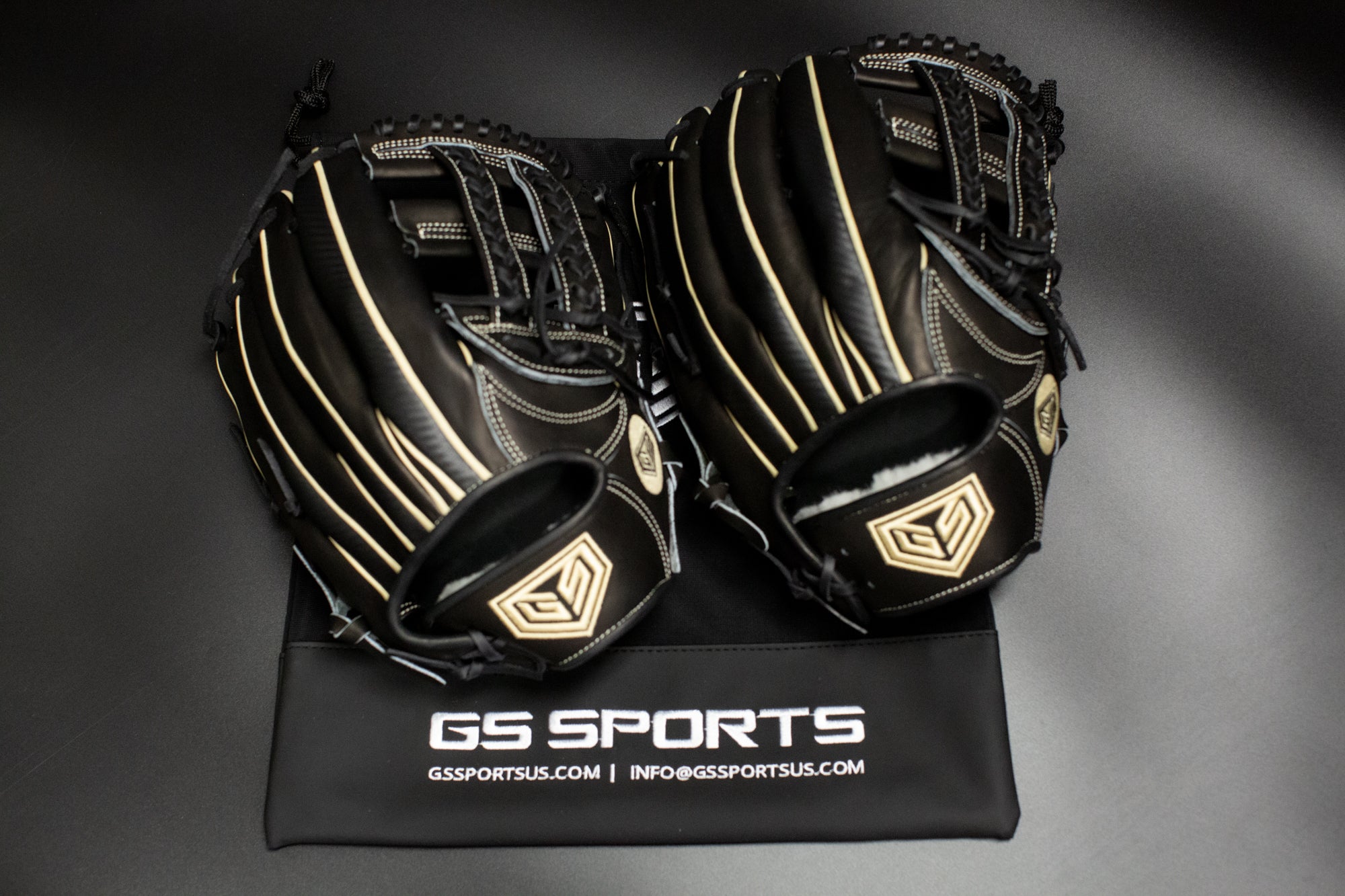 GS Sports Signature Series Laced H Web Ball Glove - Dual Welt Autism P