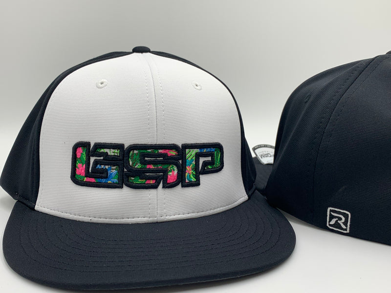 GSP Floral PTS20 Hat - White / Black