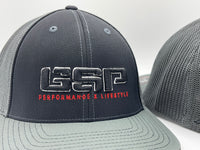 GSP Performance X Lifestyle 404M Hat - Black / Charcoal