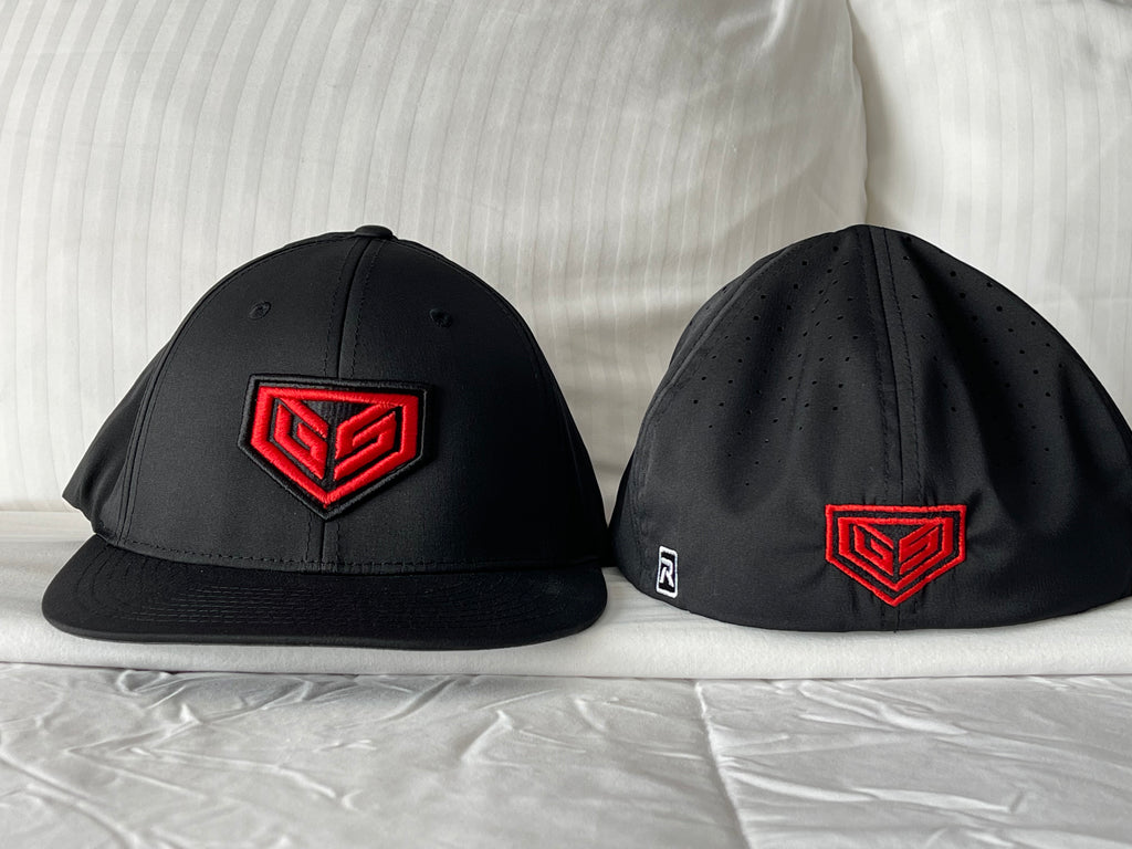 GS Sports Crest PTS30 Hat - Black with Red Logo