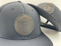 Gs Sports Empire Leather Patch PTS20M Hat - Blackout