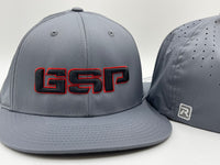 GSP PTS30 Hat - Charcoal with Red Black logo