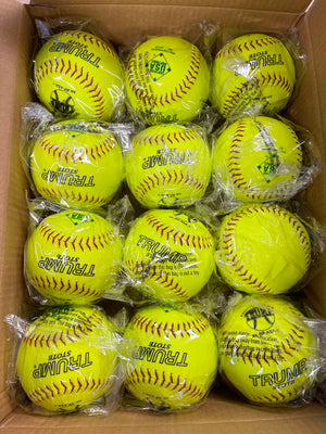 Trump 52/300 ASA 12in Synthetic Leather Softball (sold by dozen)