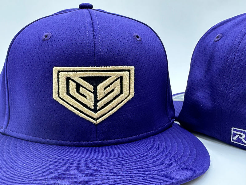 GS Sports Crest PTS50 Hat - Purple with Vegas Gold