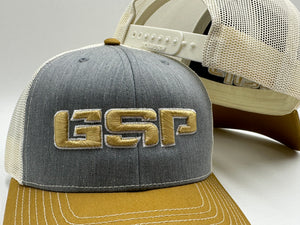 GSP 112 Snapback Hat - Pastel Tan