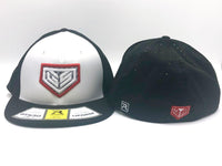 GS Sports Crest PTS30 Hat - White / Black with Red and Carbon Fiber